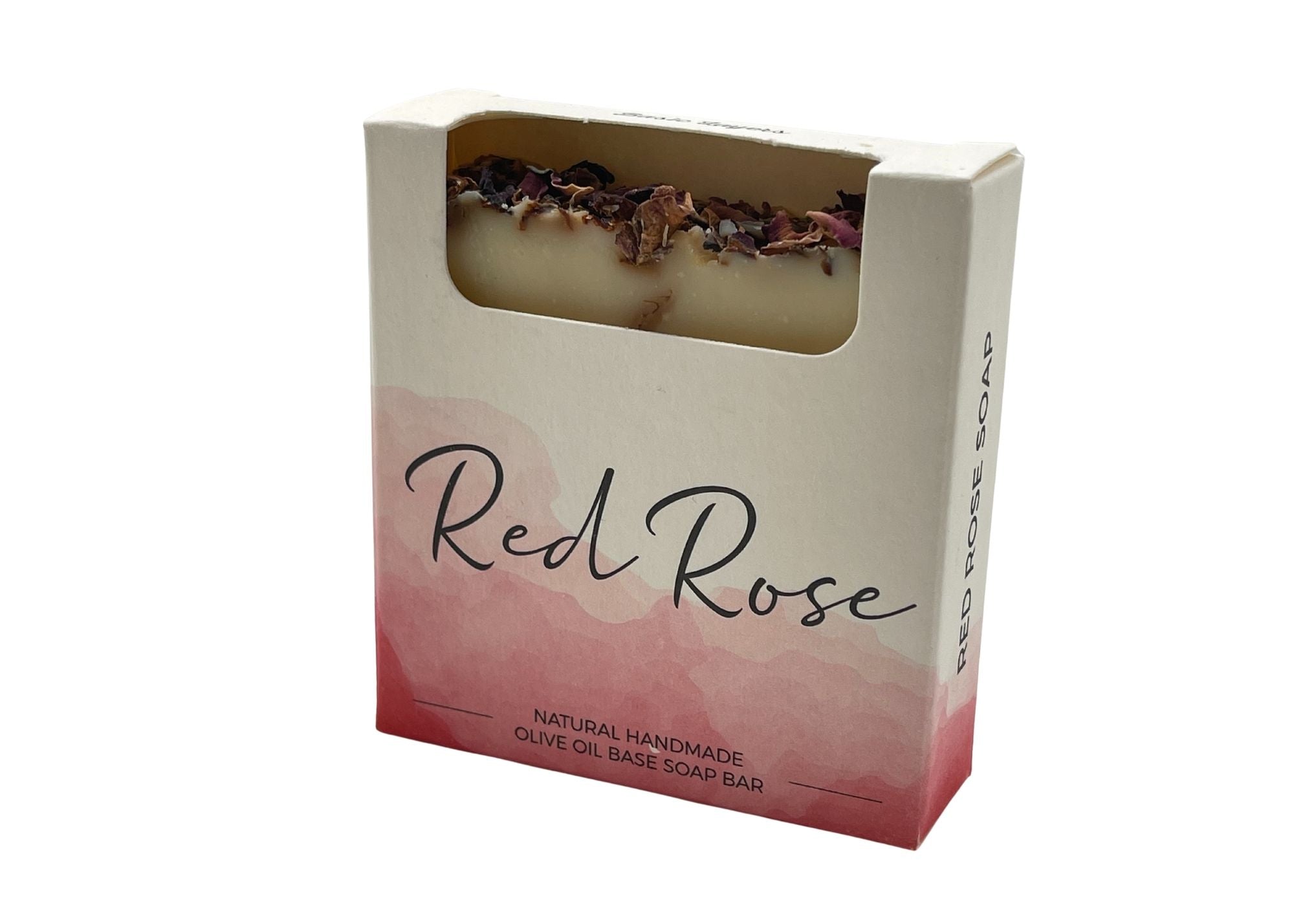 ARTISAN HAND MADE SCENTED RED ROSE SOAP