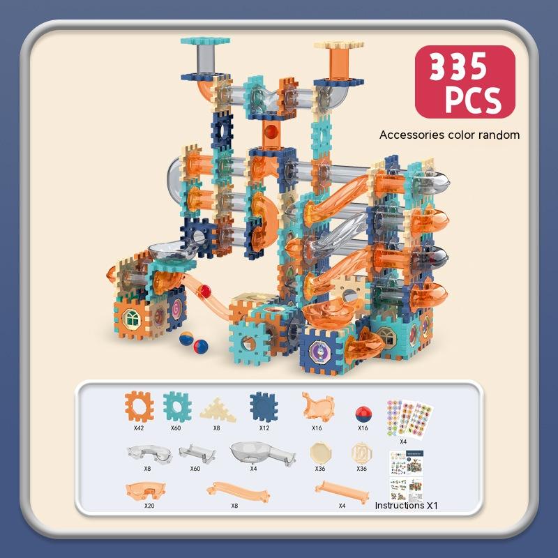 Electric Building Blocks Gear Rotating DIY Educational Toys