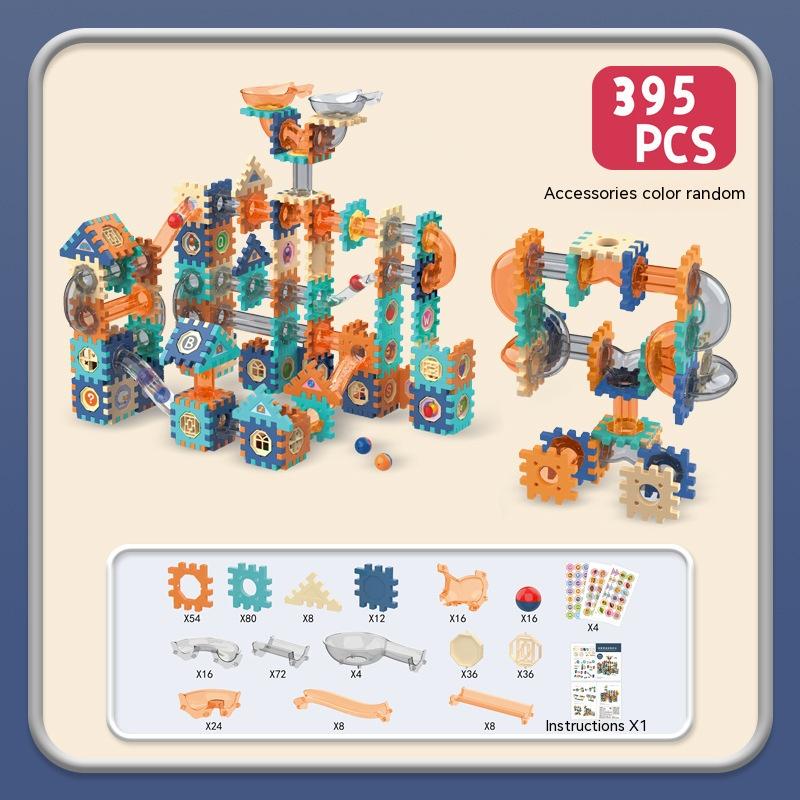 Electric Building Blocks Gear Rotating DIY Educational Toys