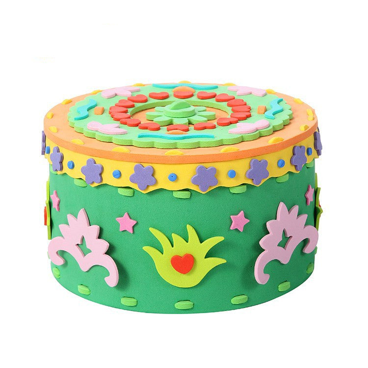 Handmade Educational Storage Box for Children's Toys