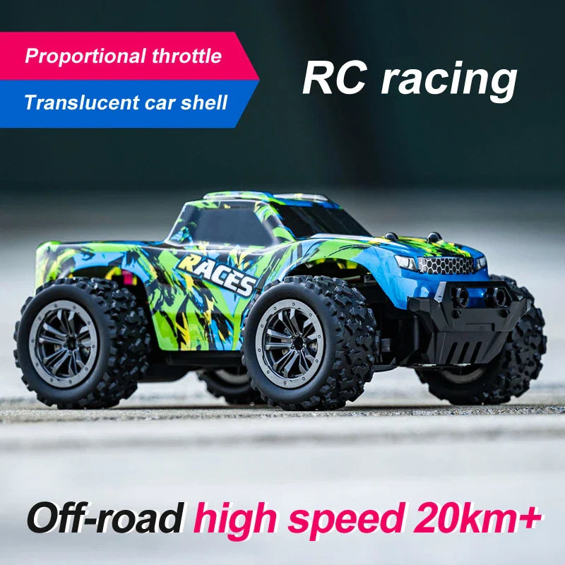 Mini 4WD RC Climbing Car - Fast 20Km/h Remote Control Toy for Kids