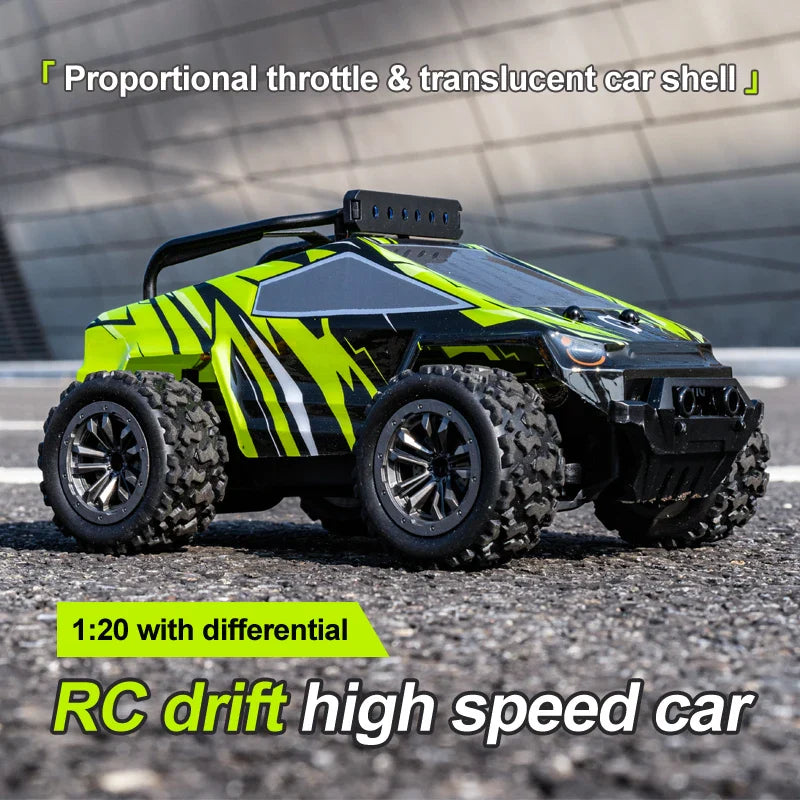 Mini 4WD RC Climbing Car - Fast 20Km/h Remote Control Toy for Kids