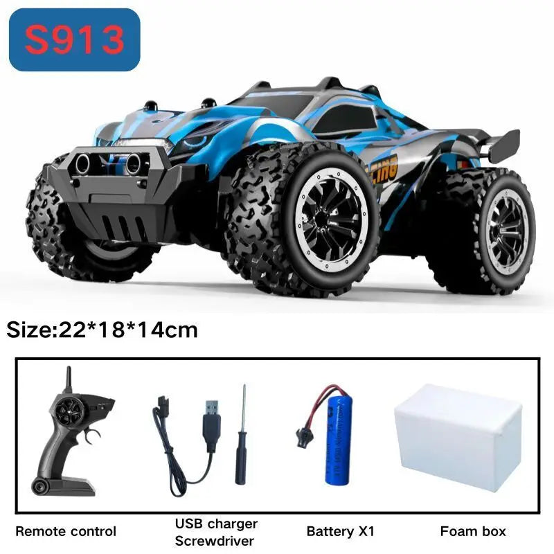 Mini 4WD RC Climbing Car - Fast 20Km/h Remote Control Toy for Kids