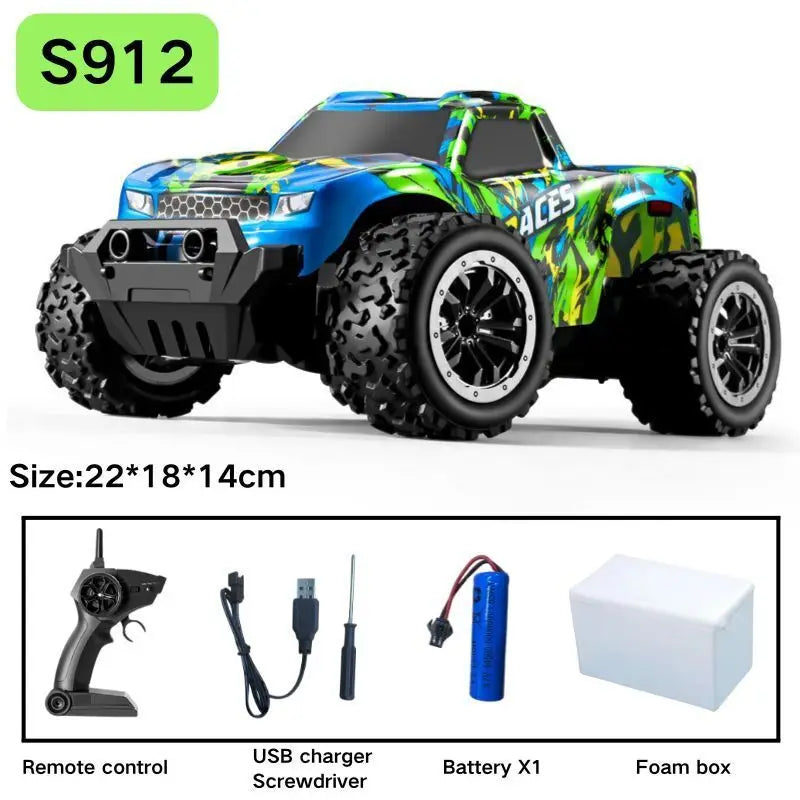 Mini 4WD RC Climbing Car - Fast 20Km/h Remote Control Toy for Kids