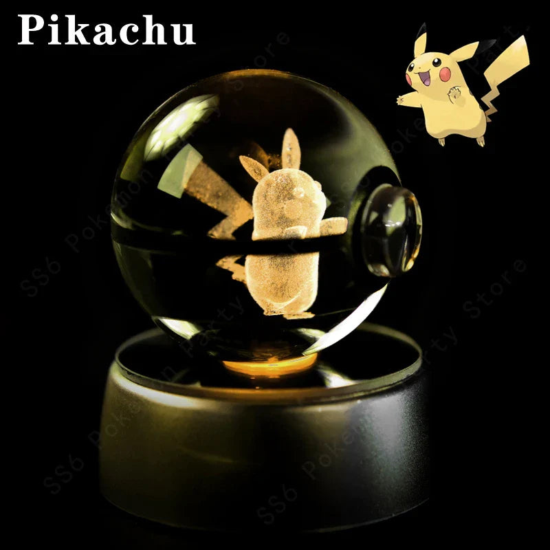 Pokemon Crystal Ball 3D Lamp Night Light-14