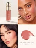 Rare Beauty New Exquisite Shining Lip Gloss Shining Liquid Powder Bluesher Sun Kissed Cheeks and Watery Lips Lipstick Cosmetics
