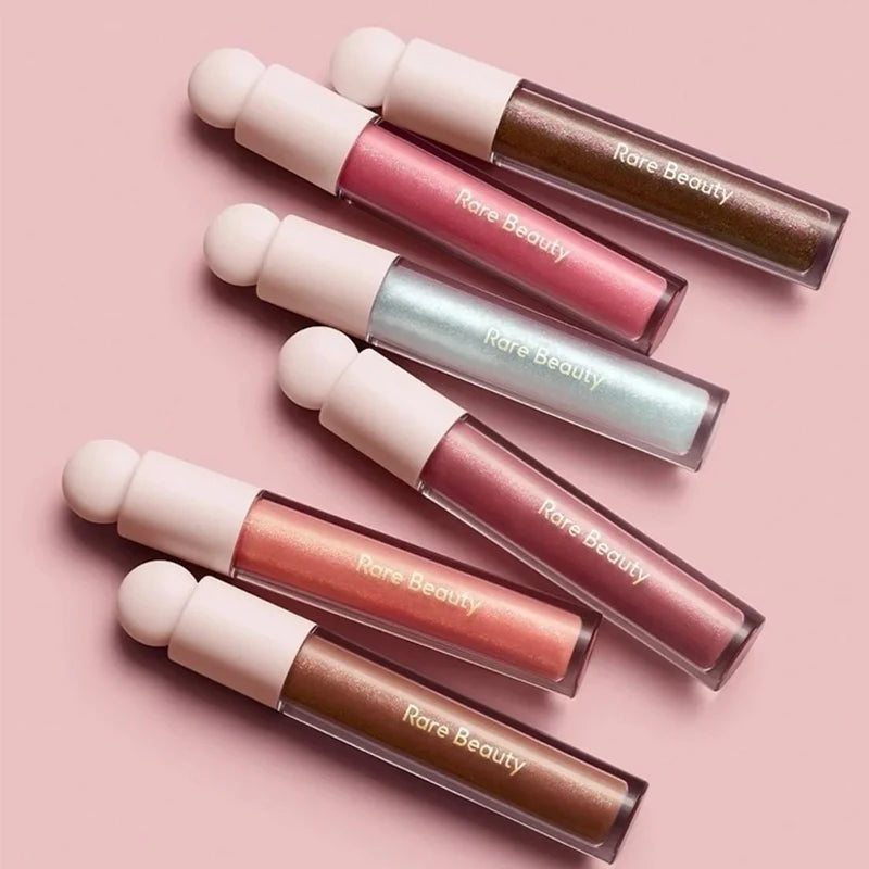 Rare Beauty New Exquisite Shining Lip Gloss Shining Liquid Powder Bluesher Sun Kissed Cheeks and Watery Lips Lipstick Cosmetics