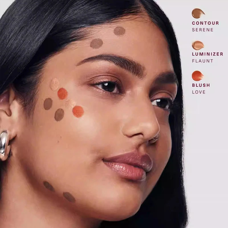 Rare Beauty Celebrities' Favorite Liquid Blush-Grace Faith New Color Blusher Which Enhances Complexion Mirror-gloss Lip Gloss