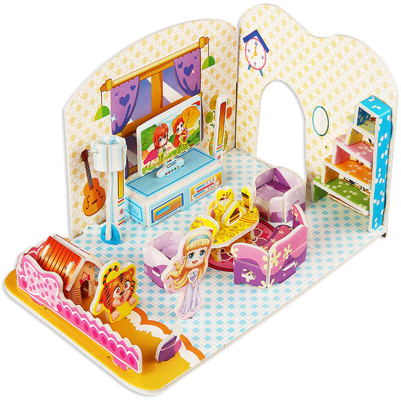 Three-dimensional Paper Puzzle Educational Toys for Kindergarten