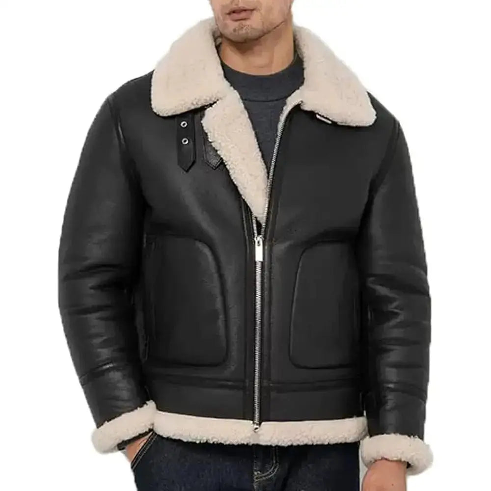 Men's Shearling Aviator Jacket