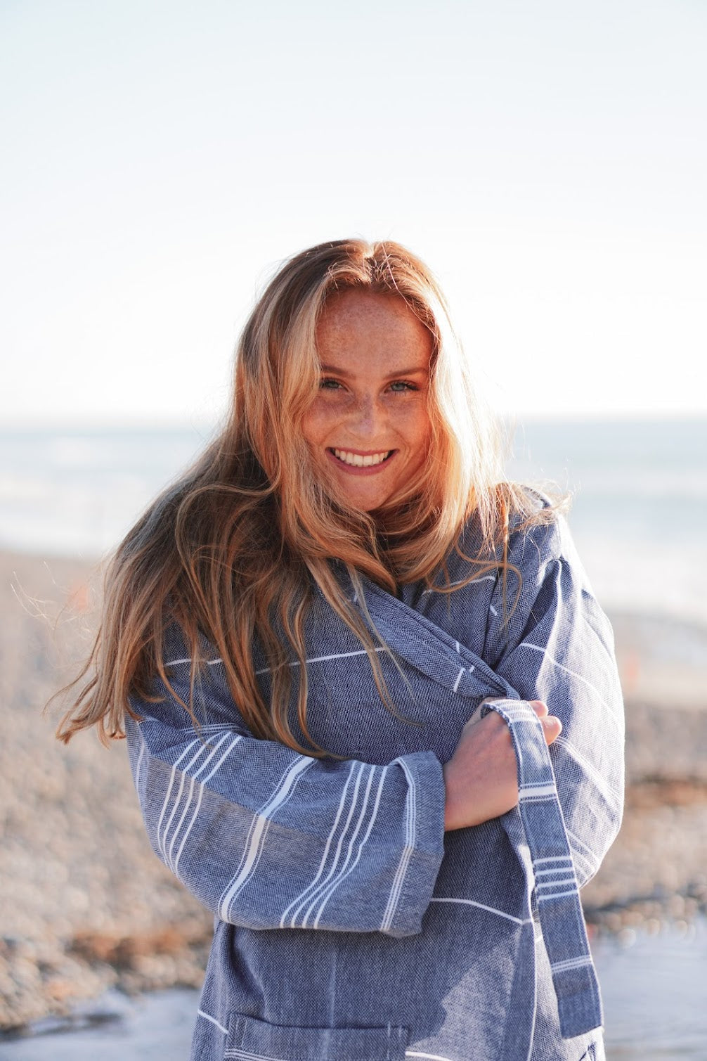 Monaco Turkish Towel Bathrobe – 100% Turkish Cotton Kimono Robe with Deep Pockets & Belt (S/M, L/XL, XXL)