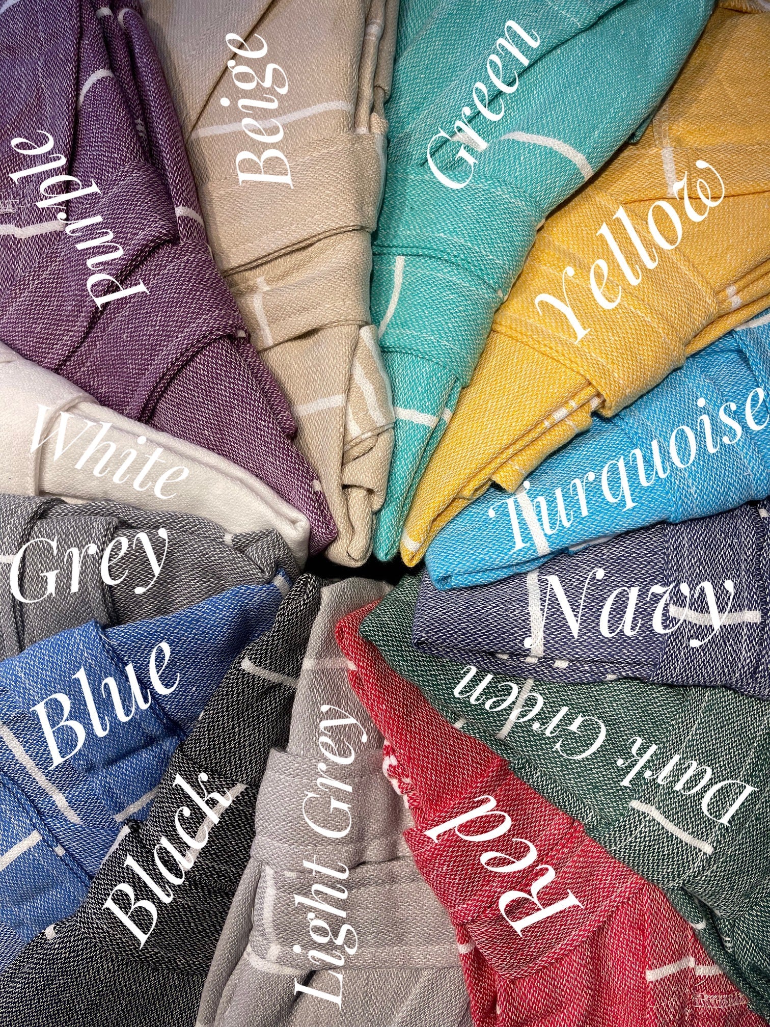 Monaco Turkish Towel Bathrobe – 100% Turkish Cotton Kimono Robe with Deep Pockets & Belt (S/M, L/XL, XXL)