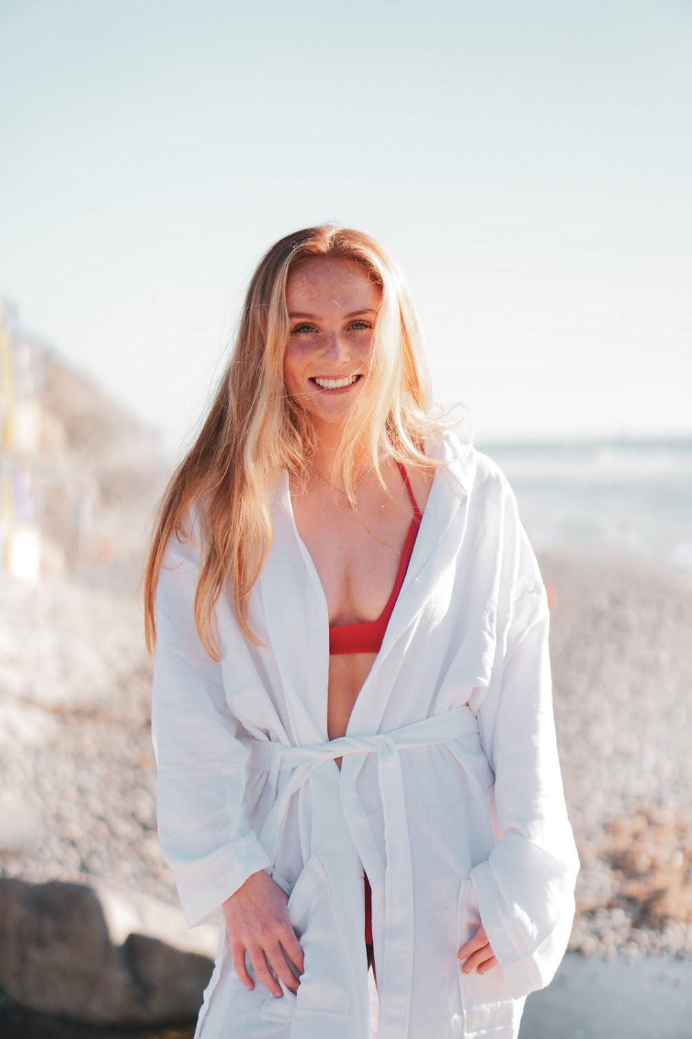 Monaco Turkish Towel Bathrobe – 100% Turkish Cotton Kimono Robe with Deep Pockets & Belt (S/M, L/XL, XXL)